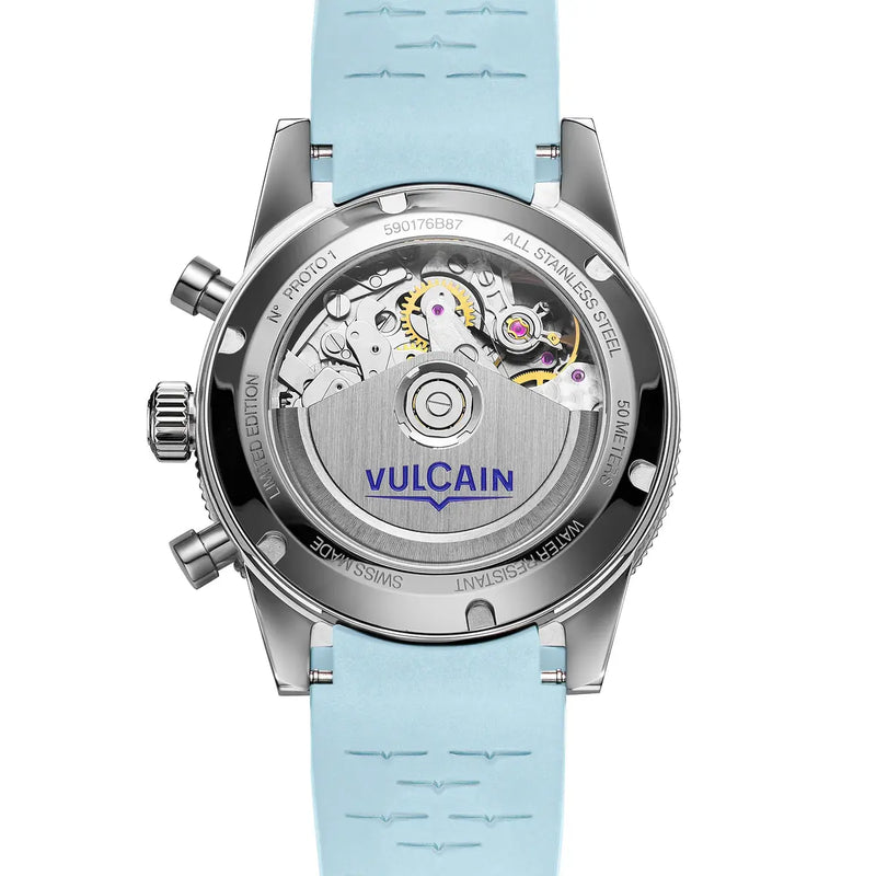 Orologio Vulcain Skindiver Chronograph Ice Blue 590176BL7.BAR224