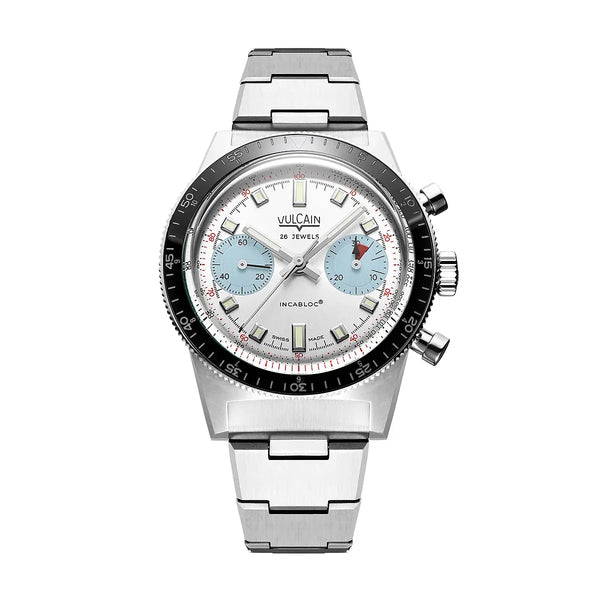 Orologio Vulcain Skindiver Chronograph Azzurro 590176BL7.BHM286