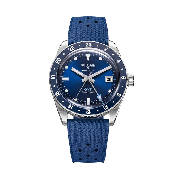 Orologio Vulcain Skindiver GMT Blu 680174A57.BAR200