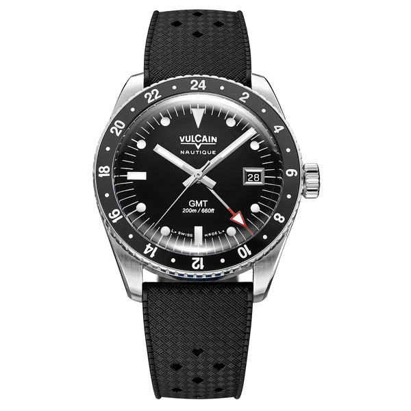 Vulcain Skindiver Nautical GMT Luminova Bianco