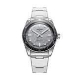 Vulcain Skindiver Nautique Meteorite quadrante meteorite grigio, lunetta ceramica nera, bracciale acciaio 660170T17.BHM286