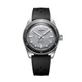 Vulcain Orologio da Polso Skindiver Nautique Meteorite quadrante grigio meteorite cinturino nero gomma 660170T17.BAR200