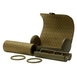 Wolf 1834 Earth Triple Watch Roll aperta con rullo, separatori e capsula nascosta in raso jacquard riciclato 190641