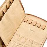 Wolf Porta Gioie Bella dettaglio interno con logo Wolf, ganci a pressione per collane e tasche elastiche 781429