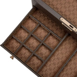 Wolf Scatola Porta Orologi Earth Stand Box dettagli interno