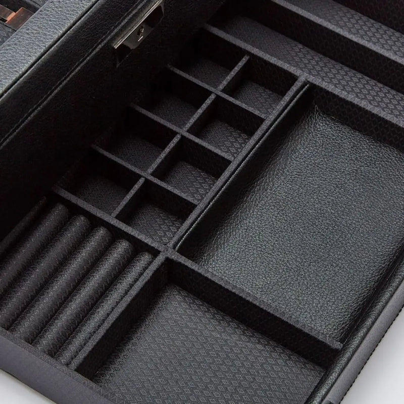Wolf Porta Orologi Roadster da 10 Pezzi con cassetto interni