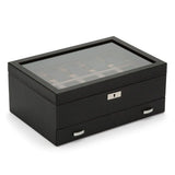 Wolf Porta Orologi Roadster da 10 Pezzi con cassetto scatola chiusa