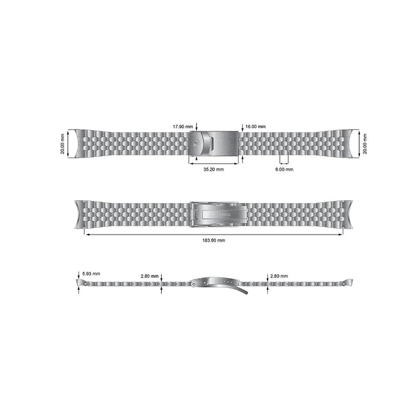 Yema Bracciale Squame Slim CMM.20