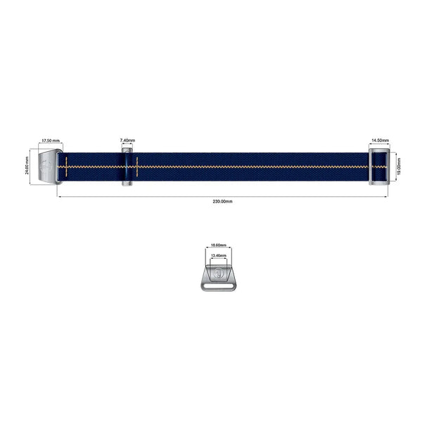 Yema Cinturino Marine Nationale Parachute dimensioni