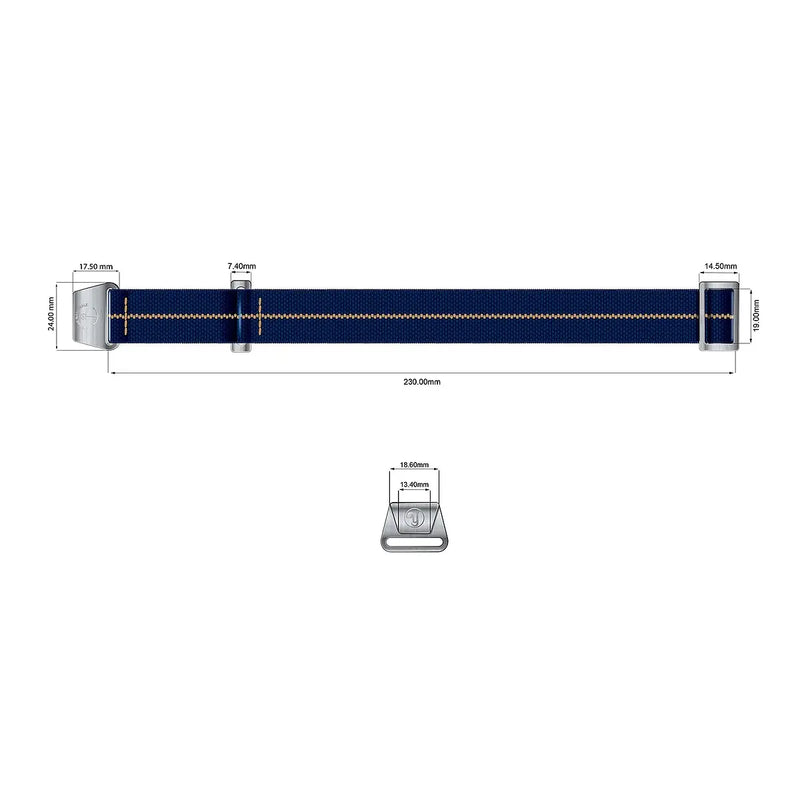 Yema Cinturino Marine Nationale Parachute dimensioni
