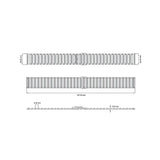 Yema Cinturino Military 20mm dimensioni
