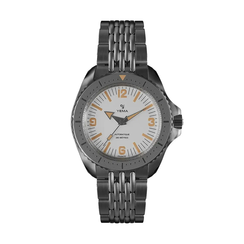 Orologio Yema Diver Bianco YDIV25-BMS