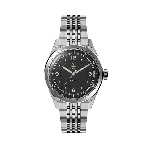 Orologio Yema Flygraf Pilot Nero YFLY25-AMS