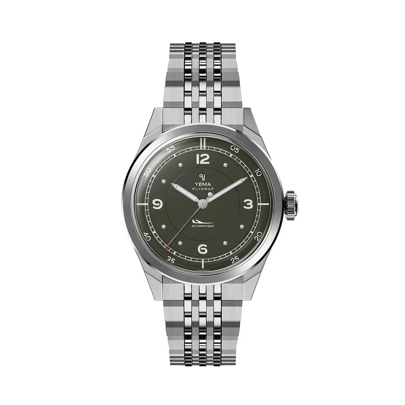 Orologio Yema Flygraf Pilot Verde YFLY25-ZMS