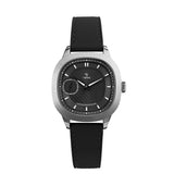Yema Granvelle Renaissance CMM.31 orologio quadrante nero multistrato cassa acciaio cuscino cinturino pelle nera 77.26.29.06.SN.L6