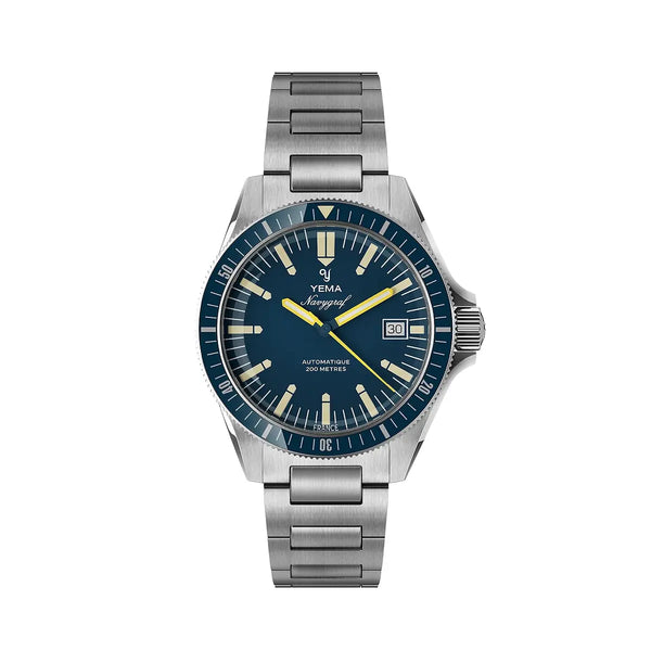 Orologio Yema Navigraf Heritage Blu YNAV25-GM