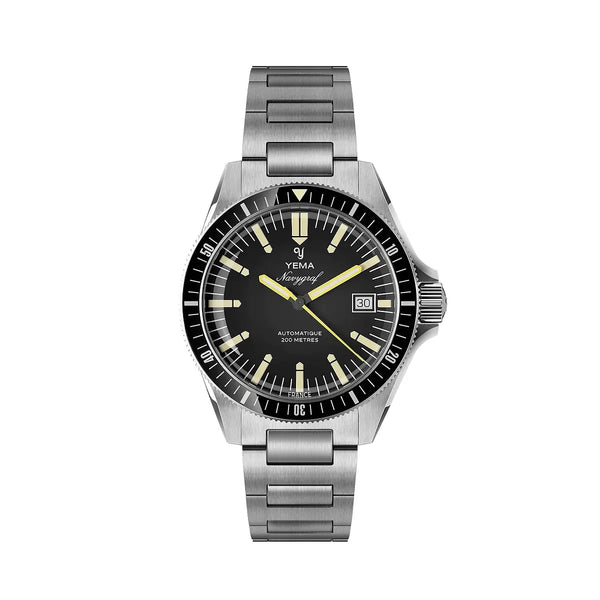 Orologio Yema Navigraf Heritage Nero YNAV25-AM