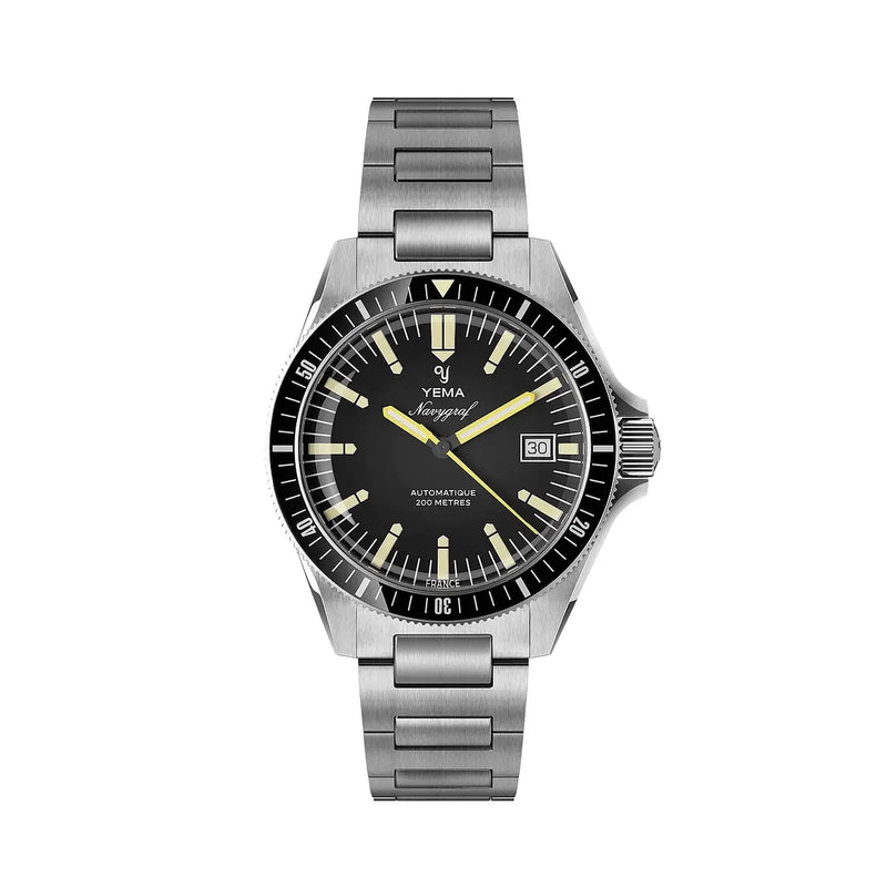 Orologio Yema Navigraf Heritage Nero YNAV25-AM