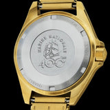 Yema Navygraf Marine Nationale 400th Anniversary Femme fondello inciso veliero e logo 400 Ans cassa IP-bronzo YMHF1592MN-BM