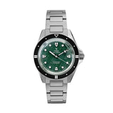 Yema Navygraf Meteorite CMM.10 quadrante verde meteorite Widmanstätten, lunetta nera, bracciale titanio 22.26.10.64.TNL.M
