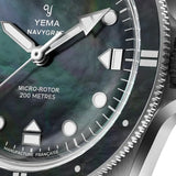 Dettaglio Quadrante Orologio Yema Navygraf Pearl Classic