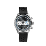 Yema Rallygraf Alpine Cup Series MKII Limited Edition cronografo quadrante grigio cinturino pelle nera YRAL26ALP-CH-AAS