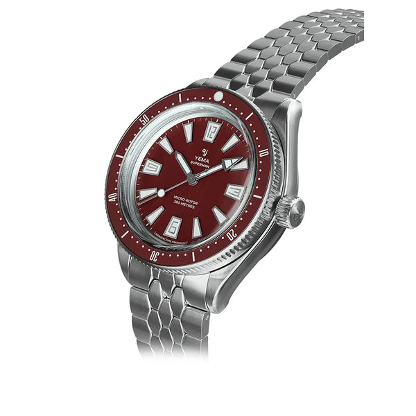 Orologio Yema Skin Diver CMM.20 Rosso 12.25.20.11.SN.M3