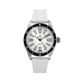 Yema Skin Diver Slim Full Lume CMM.20 quadrante bianco full-lume con lunetta nera e cinturino gomma bianco 12.26.20.67.SNL.U7