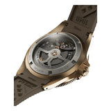 Yema Superman Bronze CMM.10 vista fondello trasparente calibro manifattura Morteau 10 cassa bronzo 17.26.10.38.ZN.U8