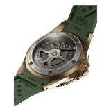 Yema Superman Bronze CMM.10 vista fondello vetro zaffiro calibro manifattura Morteau cassa bronzo spazzolato 17.26.10.34.ZN.U4