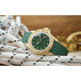 Yema Superman Bronze CMM.10 ambientazione nautica quadrante verde cassa bronzo cinturino gomma FKM verde 17.26.10.34.ZN.U4