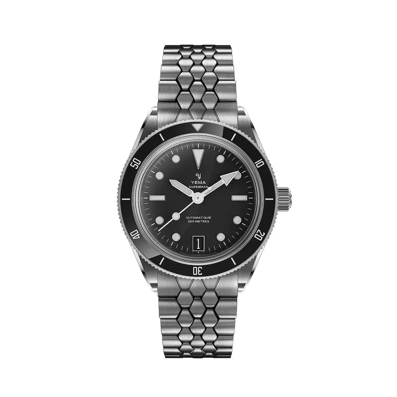 Orologio Yema Superman Dato CMM.12 Nero 41 mm