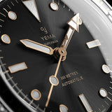 Dettaglio Quadrante Yema Superman Gilt CMM.10 Nero 39 mm