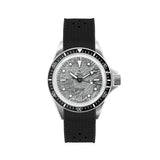 Yema Superman Titanium MoonTide CMM.12 quadrante testurizzato grigio lunare con cinturino gomma nero 12.26.11.66.TNL.U6