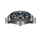 Yema Superman Titanium Tourbillon CMM.31 vista laterale corona a vite con logo e ghiera ceramica nera 12.26.31.65.TE.MT
