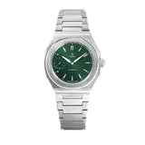 Yema Wristmaster Slim Small Seconds CMM.29 orologio automatico quadrante verde con bracciale integrato acciaio 76.26.29.04.SN.M