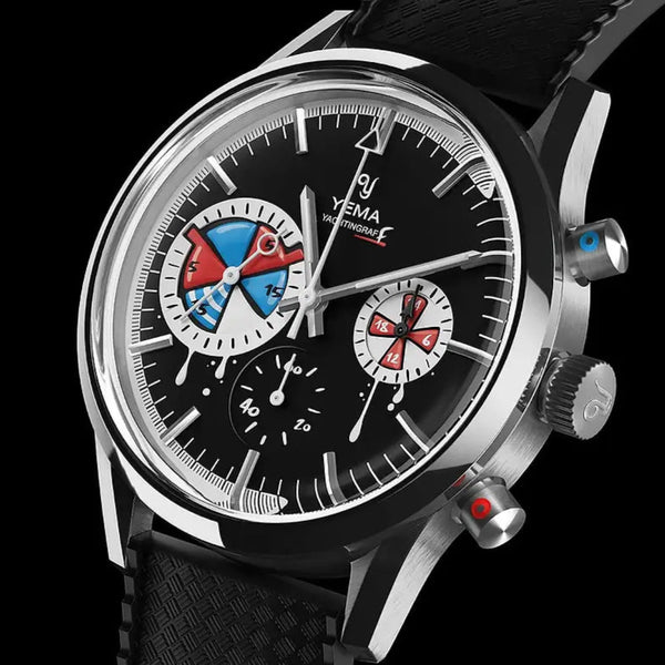 Orologio Yema Yachtingraff seconde seconde lato