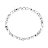 Zancan Bracciale Cosmopolitan vista posteriore dettaglio maglia argento 925 e chiusura a scatto ESB280