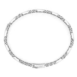 Zancan Bracciale Cosmopolitan argento vista posteriore dettaglio maglia intrecciata e chiusura a scatto ESB286