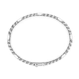 Zancan Bracciale Cosmopolitan argento vista posteriore dettaglio chiusura e maglia intrecciata ESB287