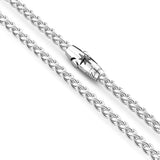 Zancan Collana Cosmopolitan uomo in argento maglia intrecciata con chiusura tubolare rosa dei venti EXC486