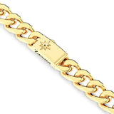 Zancan Collana Cubane Grumetta dettaglio placca con incisione rosa dei venti e logo Zancan EXC472-OG