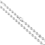 Zancan Collana uomo Insignia 925 in argento con maglie tonde geometriche e chiusura a moschettone EXC425