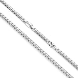 Zancan Collana Insignia 925 Catena dettaglio chiusura con logo e charm lettera Z in argento ESC089-60