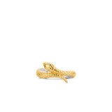 Anello donna Ti Sento a forma di serpente in argento placcato oro giallo ed con zirconi sugli occhi 12160SY Variante2