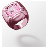 SWAROVSKI anello donna in metallo rosa e cristallo rosa cocktail Dulcis Variante3