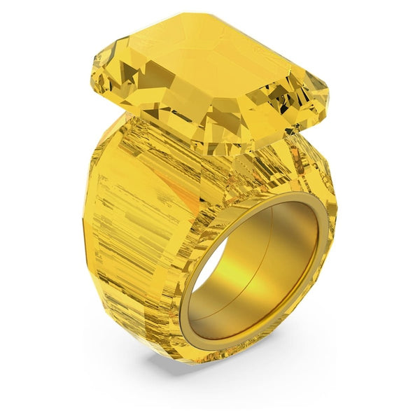 Swarovski anello donna cocktail Lucent in cristallo giallo