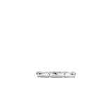 Anello TI SENTO fascia con dettagli rettangolari in argento rodiato 12269SI Variante2