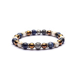 Bracciale Uomo Pietre Dure in Argento ANTRACITE CHIMERA CHICVariante 1