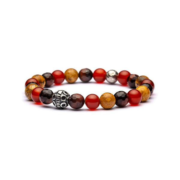 Bracciale Antracite con Pietre Dure THEBE